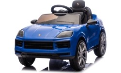 Pojazd elektryczny Porsche Cayenne, niebieski