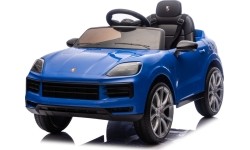 Pojazd elektryczny Porsche Cayenne, niebieski