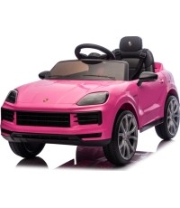 Pojazd elektryczny Porsche Cayenne, różowy