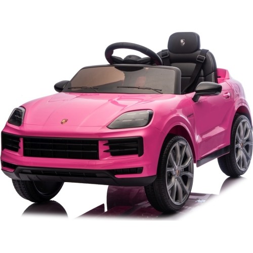 Pojazd elektryczny Porsche Cayenne, różowy