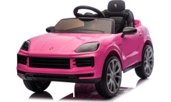 Pojazd elektryczny Porsche Cayenne, różowy
