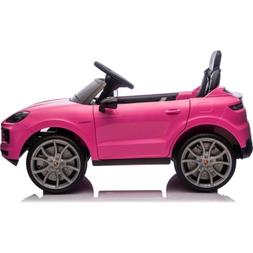Pojazd elektryczny Porsche Cayenne, różowy