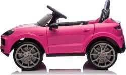Pojazd elektryczny Porsche Cayenne, różowy