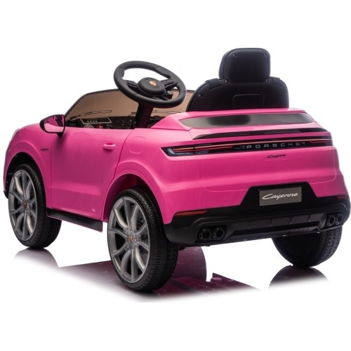 Pojazd elektryczny Porsche Cayenne, różowy