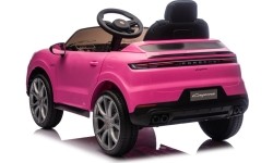 Pojazd elektryczny Porsche Cayenne, różowy