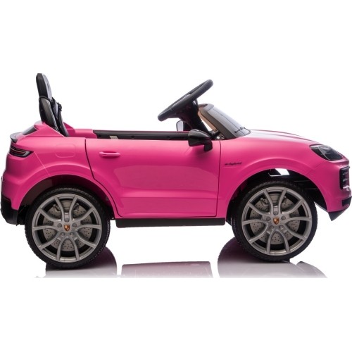 Pojazd elektryczny Porsche Cayenne, różowy