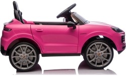 Pojazd elektryczny Porsche Cayenne, różowy