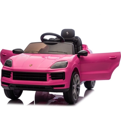 Pojazd elektryczny Porsche Cayenne, różowy