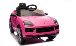 Pojazd elektryczny Porsche Cayenne, różowy