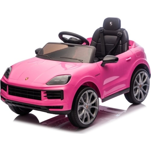 Pojazd elektryczny Porsche Cayenne, różowy