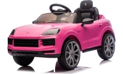 Pojazd elektryczny Porsche Cayenne, różowy