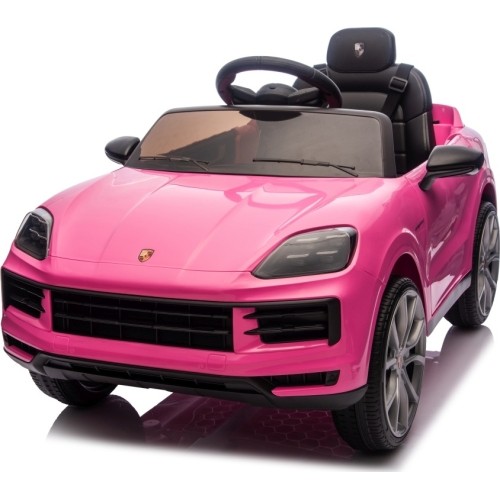Pojazd elektryczny Porsche Cayenne, różowy