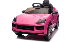 Pojazd elektryczny Porsche Cayenne, różowy