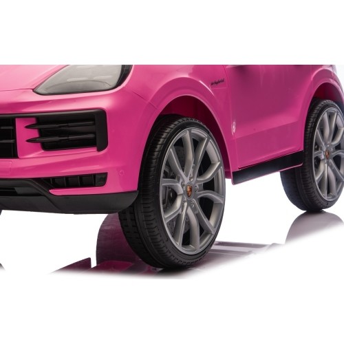 Pojazd elektryczny Porsche Cayenne, różowy