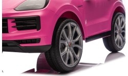Pojazd elektryczny Porsche Cayenne, różowy