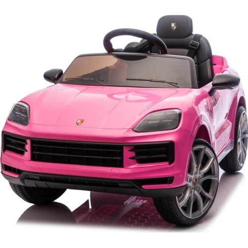 Pojazd elektryczny Porsche Cayenne, różowy
