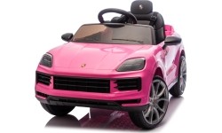Pojazd elektryczny Porsche Cayenne, różowy