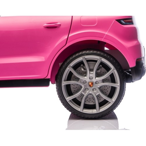 Pojazd elektryczny Porsche Cayenne, różowy