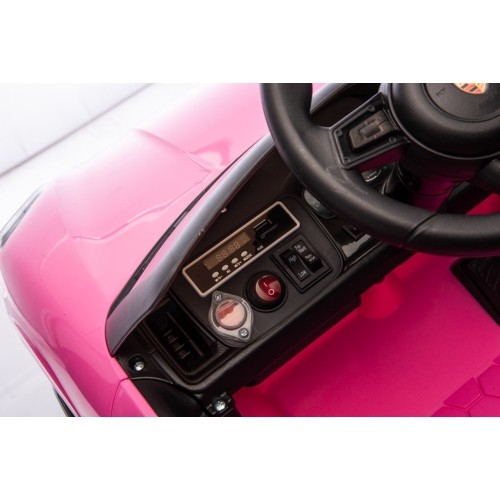 Pojazd elektryczny Porsche Cayenne, różowy