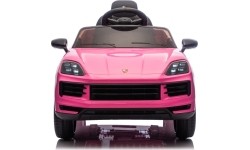 Pojazd elektryczny Porsche Cayenne, różowy