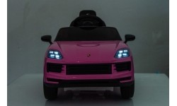 Pojazd elektryczny Porsche Cayenne, różowy
