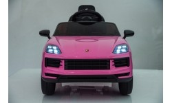 Pojazd elektryczny Porsche Cayenne, różowy