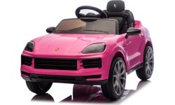 Pojazd elektryczny Porsche Cayenne, różowy