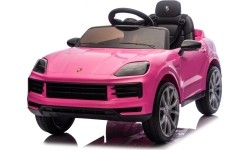 Pojazd elektryczny Porsche Cayenne, różowy
