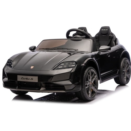 Pojazd elektryczny Porsche Taycan Turbo S, czarny