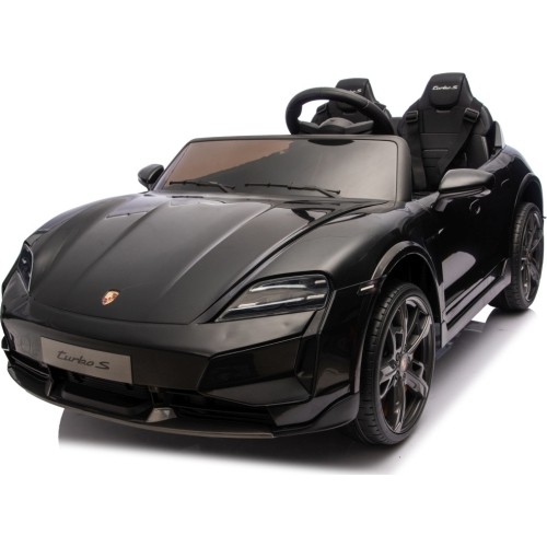 Pojazd elektryczny Porsche Taycan Turbo S, czarny