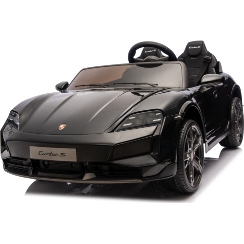Pojazd elektryczny Porsche Taycan Turbo S, czarny