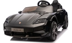Pojazd elektryczny Porsche Taycan Turbo S, czarny