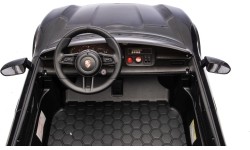 Pojazd elektryczny Porsche Taycan Turbo S, czarny