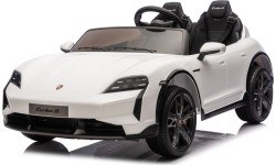 Pojazd elektryczny dla dzieci Porsche Taycan Turbo S, biały