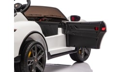 Pojazd elektryczny dla dzieci Porsche Taycan Turbo S, biały