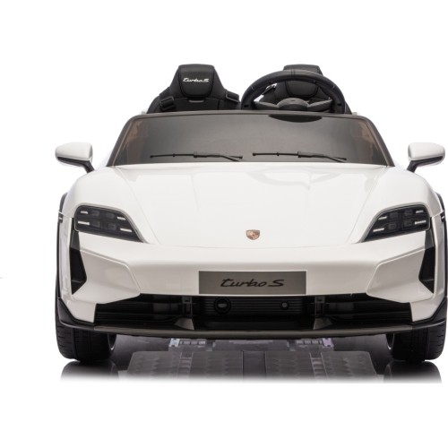Pojazd elektryczny dla dzieci Porsche Taycan Turbo S, biały