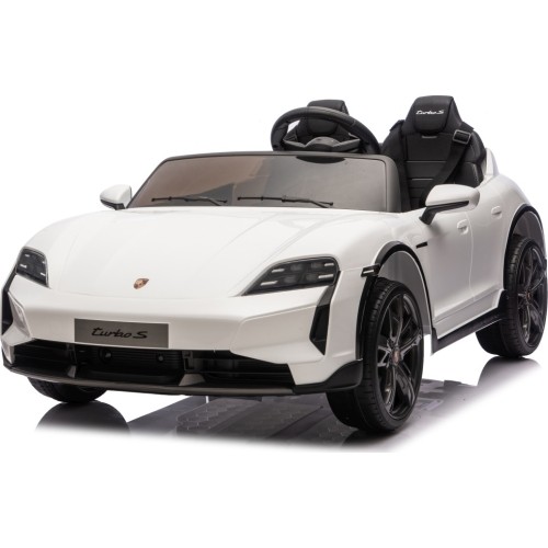 Pojazd elektryczny dla dzieci Porsche Taycan Turbo S, biały