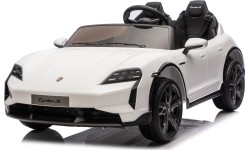 Pojazd elektryczny dla dzieci Porsche Taycan Turbo S, biały