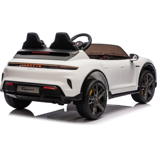 Pojazd elektryczny dla dzieci Porsche Taycan Turbo S, biały
