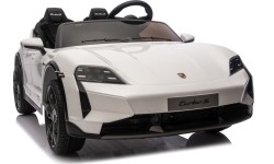 Pojazd elektryczny dla dzieci Porsche Taycan Turbo S, biały