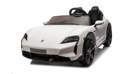 Pojazd elektryczny dla dzieci Porsche Taycan Turbo S, biały