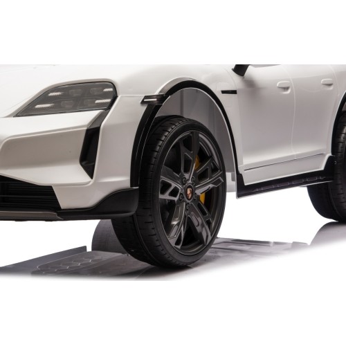 Pojazd elektryczny dla dzieci Porsche Taycan Turbo S, biały