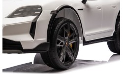 Pojazd elektryczny dla dzieci Porsche Taycan Turbo S, biały