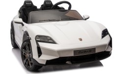 Pojazd elektryczny dla dzieci Porsche Taycan Turbo S, biały