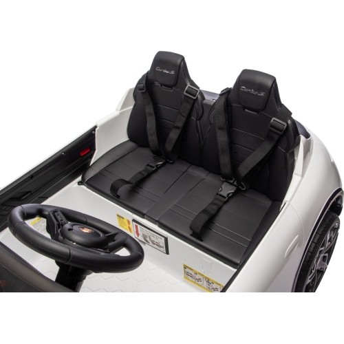Pojazd elektryczny dla dzieci Porsche Taycan Turbo S, biały