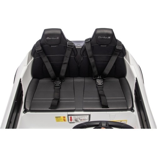 Pojazd elektryczny dla dzieci Porsche Taycan Turbo S, biały