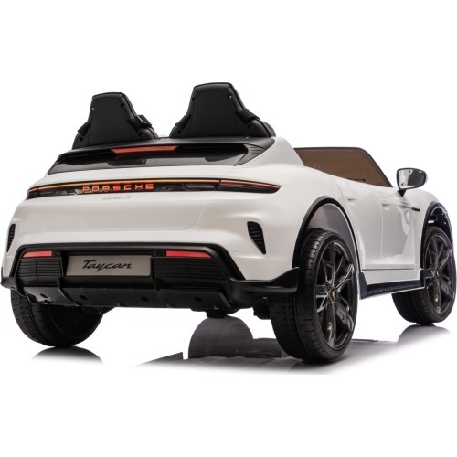 Pojazd elektryczny dla dzieci Porsche Taycan Turbo S, biały