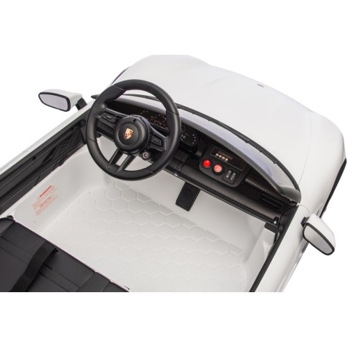 Pojazd elektryczny dla dzieci Porsche Taycan Turbo S, biały