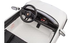 Pojazd elektryczny dla dzieci Porsche Taycan Turbo S, biały