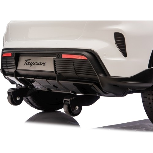 Pojazd elektryczny dla dzieci Porsche Taycan Turbo S, biały